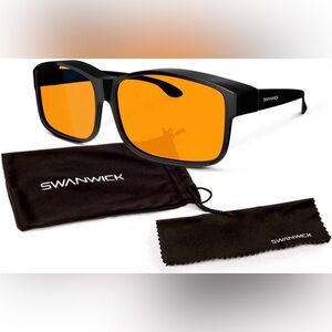 Swanwick Black and Blue Sunglasses